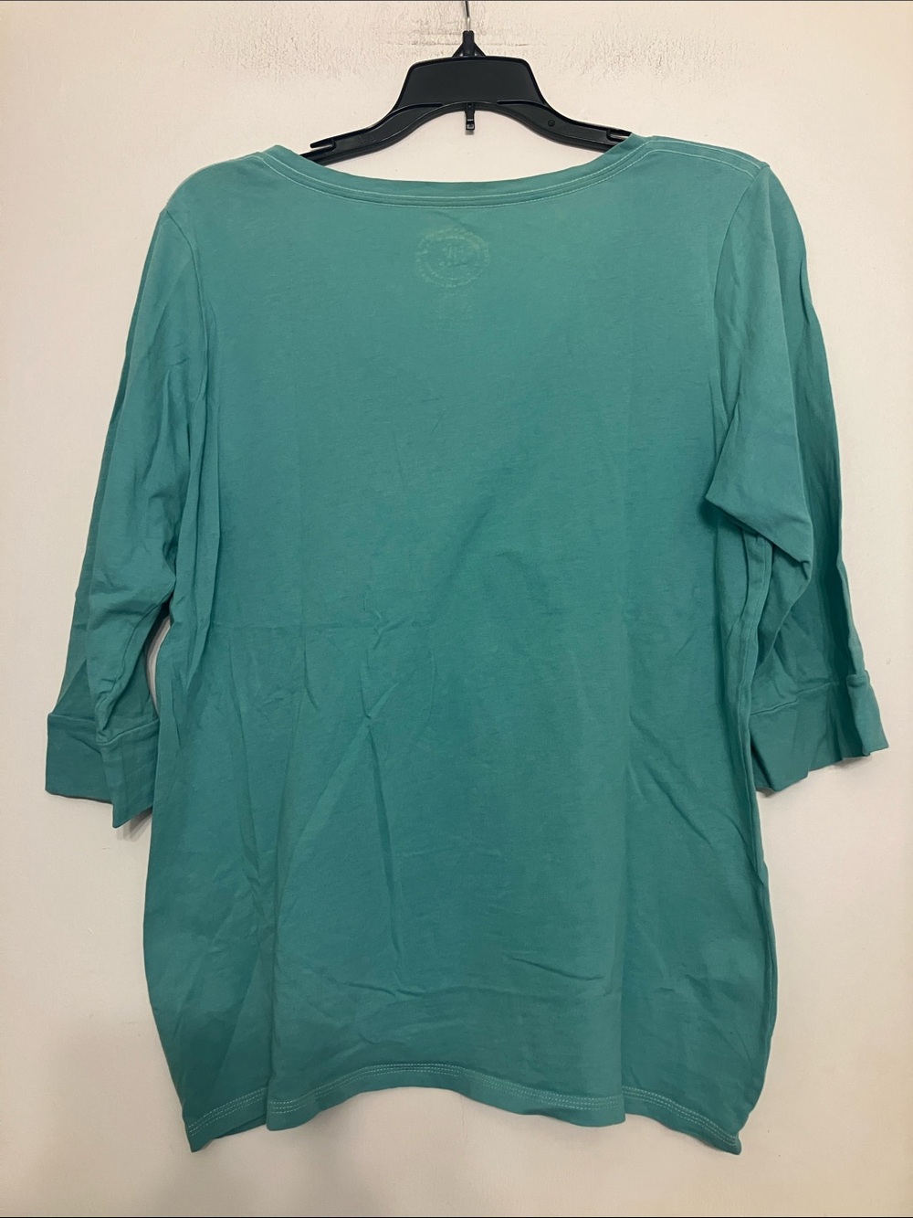 Life is Good Have a Nice Daisy v-neck t-shirt 3/4 sleeve graphic medium - Picture 4 of 8